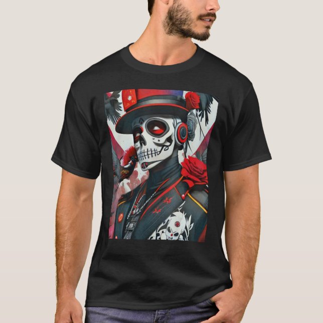 Digital Skull soldier T-Shirt (Front)