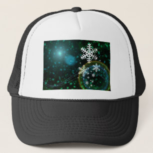 Digital Snowflake Nature Winter Peace Love Destiny Trucker Hat