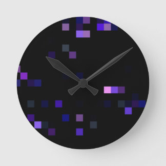 Digital Space Round Clock
