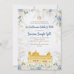 Digital Sri Sukhmani Sahib path invitation