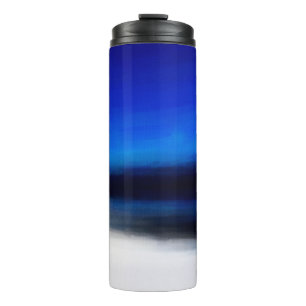 Digital structure of painting. Oil paint abstract  Thermal Tumbler