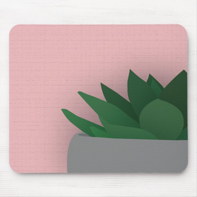 Digital succulent mouse pad (Front)