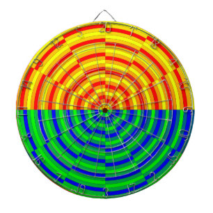 Digital Sunrise by Kenneth Yoncich Dartboard