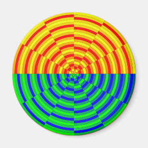 Digital Sunrise by Kenneth Yoncich Magnet
