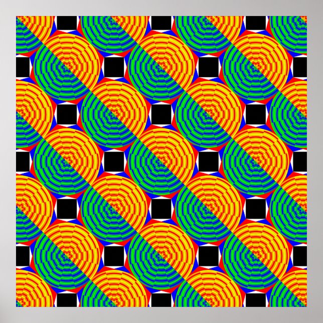 Digital Sunrise by Kenneth Yoncich Poster (Front)