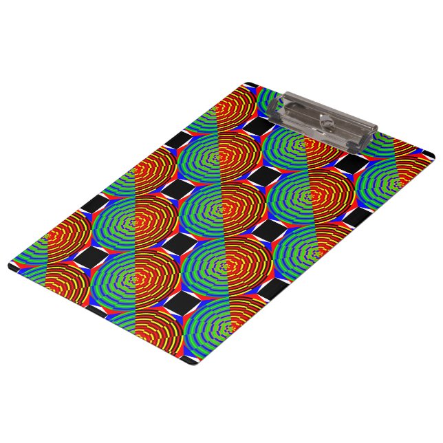 Digital Sunset by Kenneth Yoncich Clipboard (Angled)