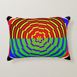 Digital Sunset by Kenneth Yoncich Decorative Cushion