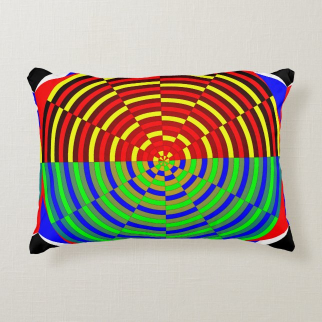 Digital Sunset by Kenneth Yoncich Decorative Cushion (Front)