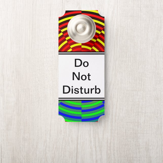 Digital Sunset by Kenneth Yoncich Door Hanger (On Knob)
