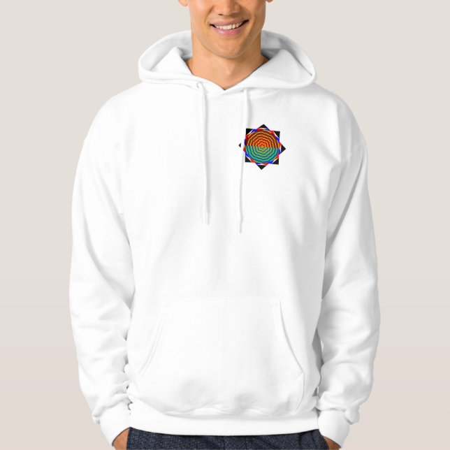 Digital Sunset by Kenneth Yoncich Hoodie (Front)
