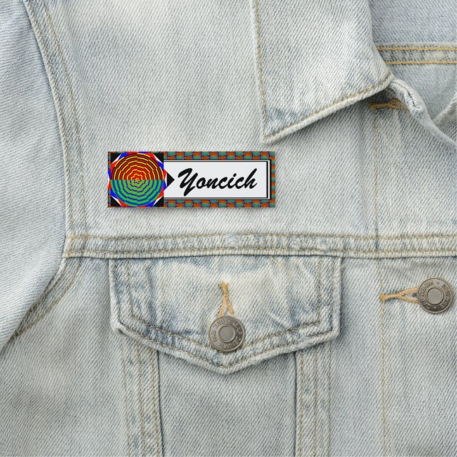 Digital Sunset by Kenneth Yoncich Name Tag (In Situ)