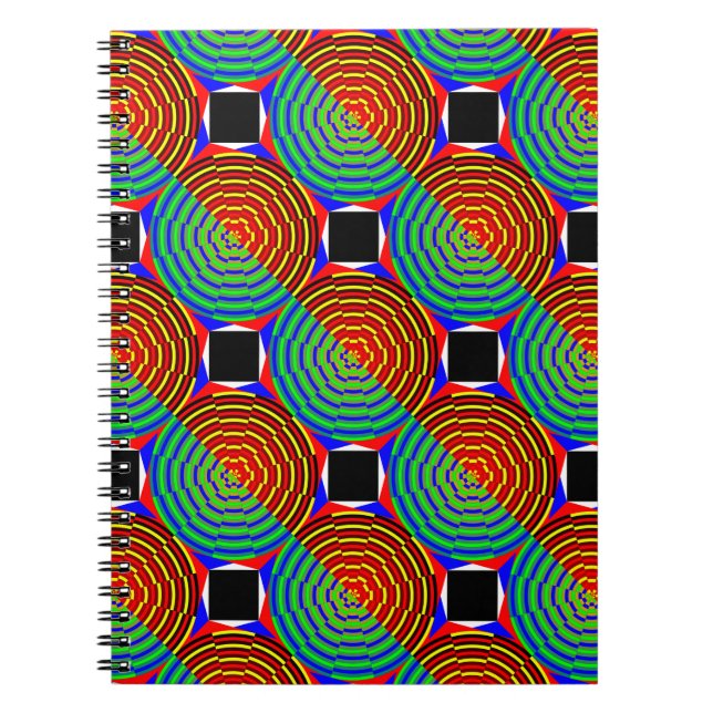Digital Sunset by Kenneth Yoncich Notebook (Front)