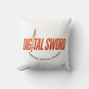 Digital Sword Long Sleeve Shirt Cushion