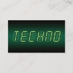 digital techno business card
