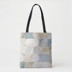 Digital tiles design. 3D render Colourful ceramic Tote Bag