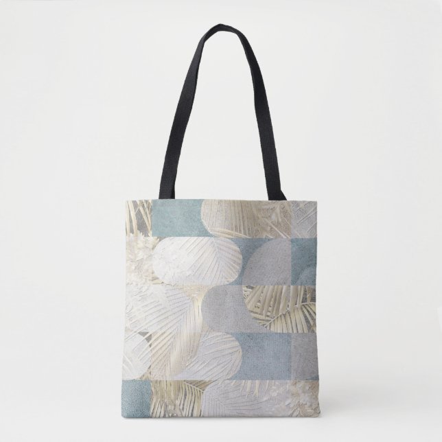 Digital tiles design. 3D render Colourful ceramic  Tote Bag (Front)