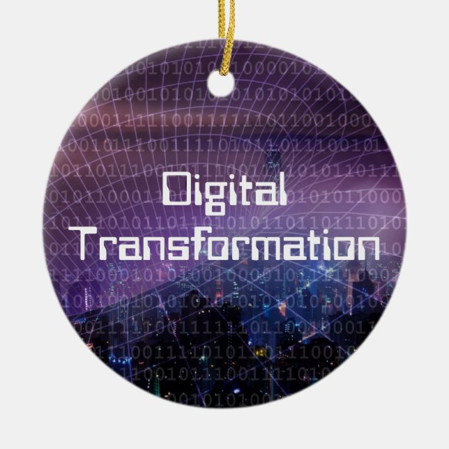 Digital Transformation for Business Ceramic Ornament (Front)