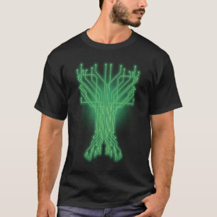 Digital Tree Computer Mechanical Engineer Digital T-Shirt