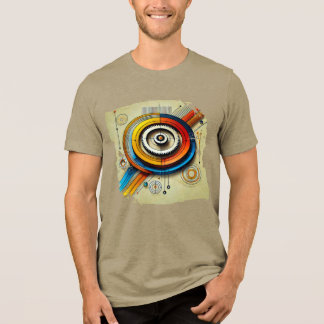 Digital TShit - Electric Swirls Tri-Blend Shirt