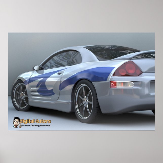 Digital Tutors Poly Kit Car Poster (Front)