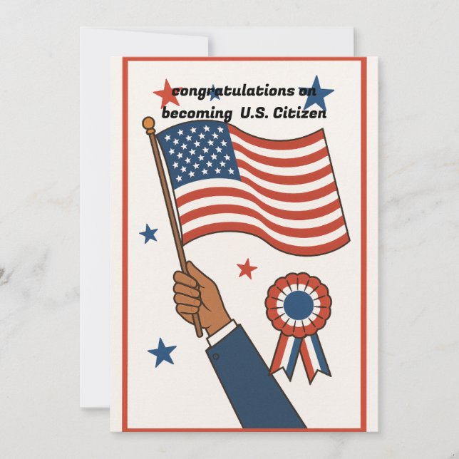 Digital U.S. Citizenship Greeting Card (Front)
