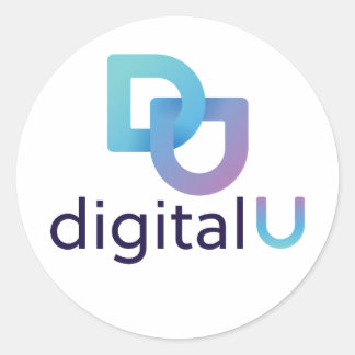 Digital U sticker