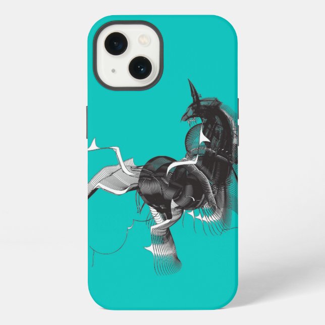 Digital Unicorn Case-Mate iPhone Case (Back)