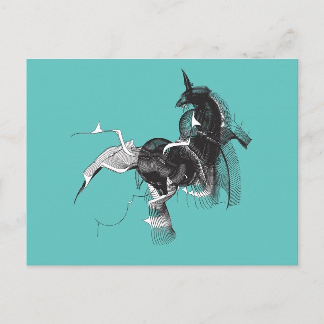 Digital Unicorn Postcard (Front)