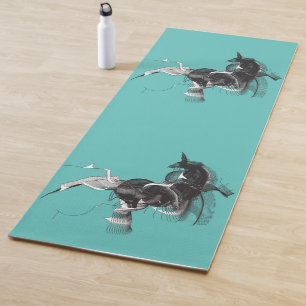 Digital Unicorn Yoga Mat