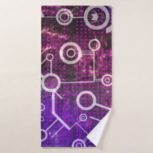 Digital Universe Bath Towel