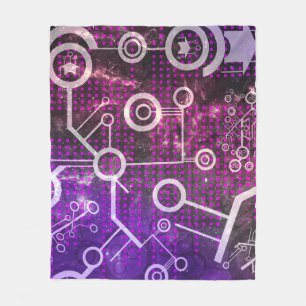 Digital Universe Fleece Blanket