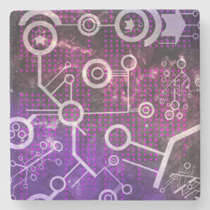 Digital Universe Stone Coaster