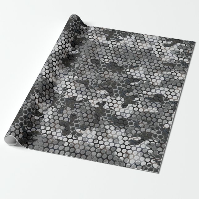 "DIGITAL URBAN CAMO" WRAPPING PAPER (Unrolled)