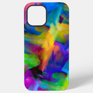 Digital very coloured brush strokes smudges iPhone 12 pro max case