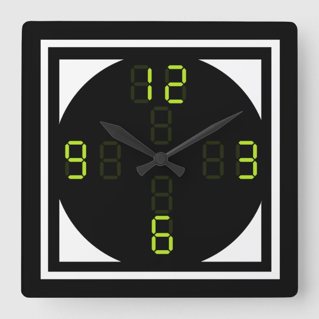 Digital Wall Clock (Front)