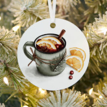 digital watercolor illustration of a cosy winter m