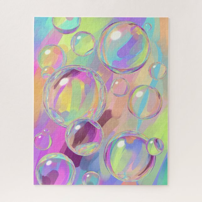 Digital watercolor jigsaw puzzle (Vertical)