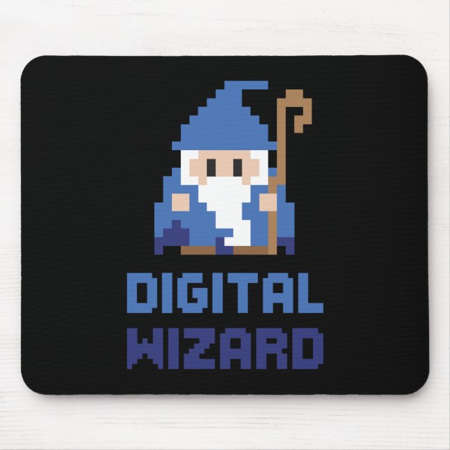 Digital Wizard Mouse Pad (Front)