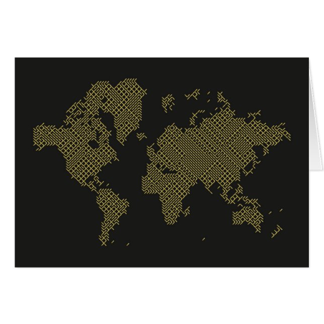 Digital World Map (Front Horizontal)