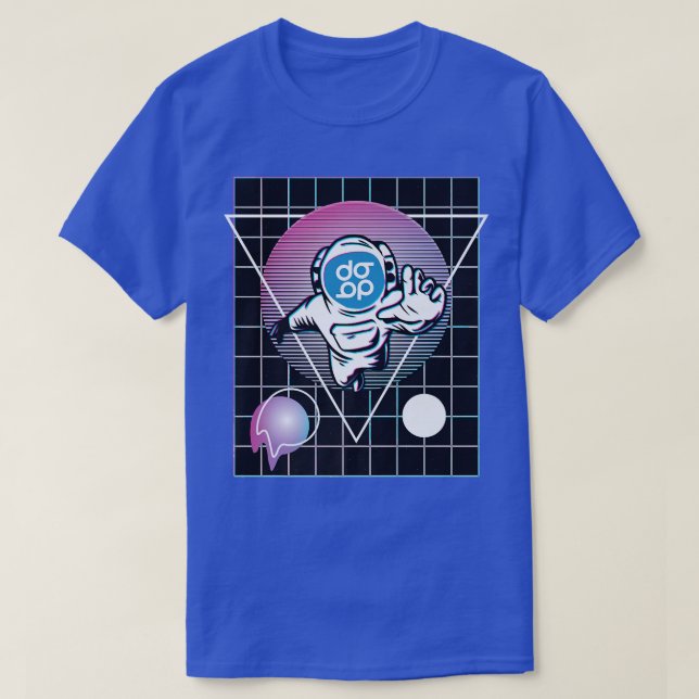 DigitalBits Astronaut  T-Shirt (Design Front)