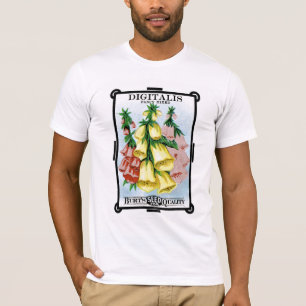 Digitalis Seed Packet Label T-Shirt