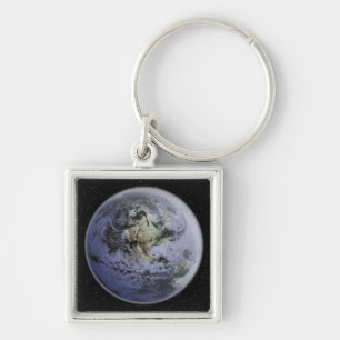 Digitally enhanced image of the Full Earth Key Ring