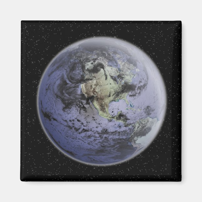 Digitally enhanced image of the Full Earth Magnet (Front)