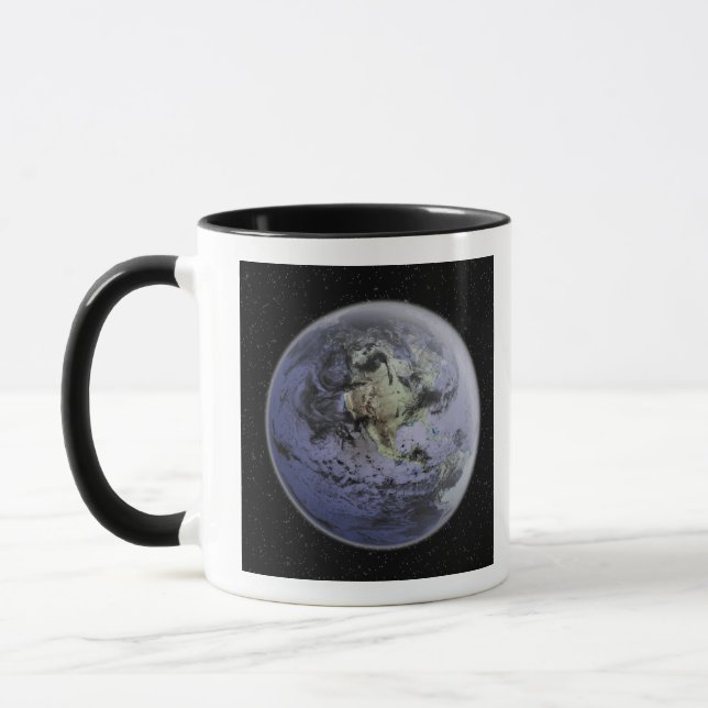 Digitally enhanced image of the Full Earth Mug (Left)