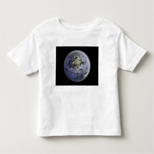 Digitally enhanced image of the Full Earth Toddler T-Shirt