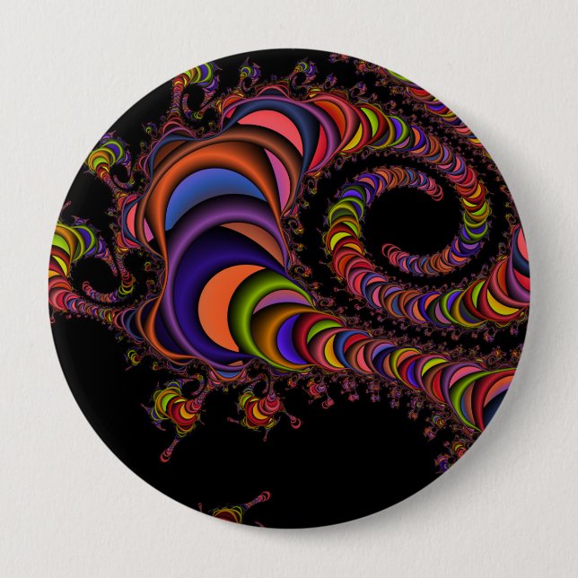 Digitalwurm 10 Cm Round Badge (Front)