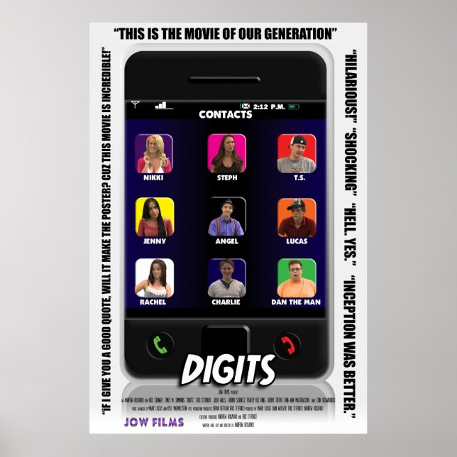 Digits - Discount Theatrical Poster (Front)