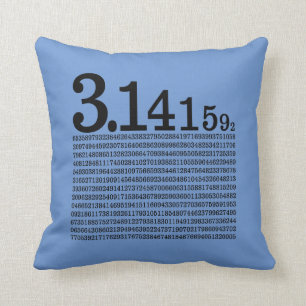 Digits of Pi Cushion