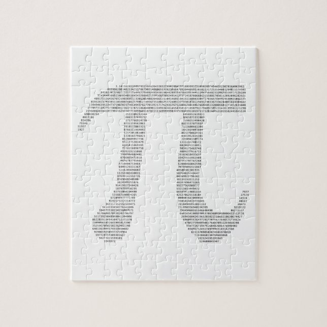 Digits of Pi Jigsaw Puzzle (Vertical)