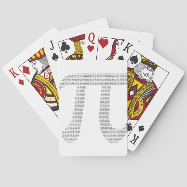 Digits of Pi Playing Cards (Back)